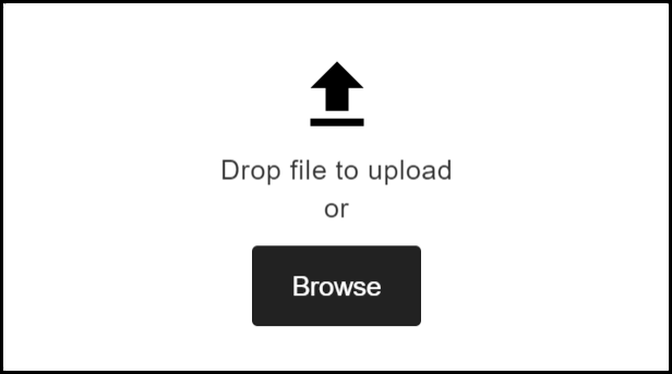 Upload button