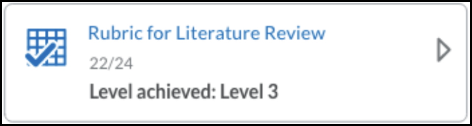 Grade complete for level 3
