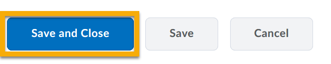Save and Close button highlighted.